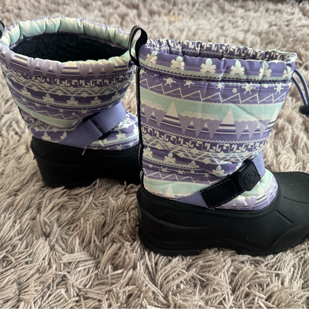 Kids Winter Boots - Purple and Black